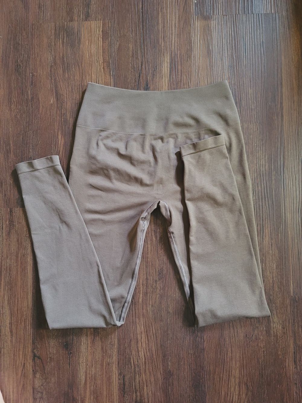 Alphalete Kids High-Waist Taupe Leggings